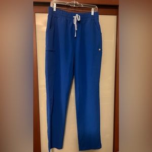 FIGS high waisted L/T Yola scrub pants in Royal Blue women’s large tall